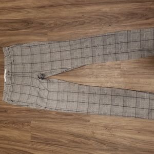 Top man checkered skinny trousers